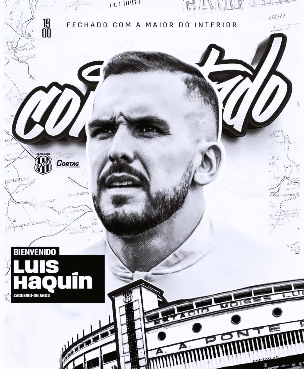 Muy feliz por llegar a este histórico club. Una nueva etapa y un gran desafío mas en mi carrera para afrontarlo con la mayor responsabilidad.
VAMOS! <a href="/aapp_oficial/">Ponte Preta Oficial</a> 🖤🤍🦍