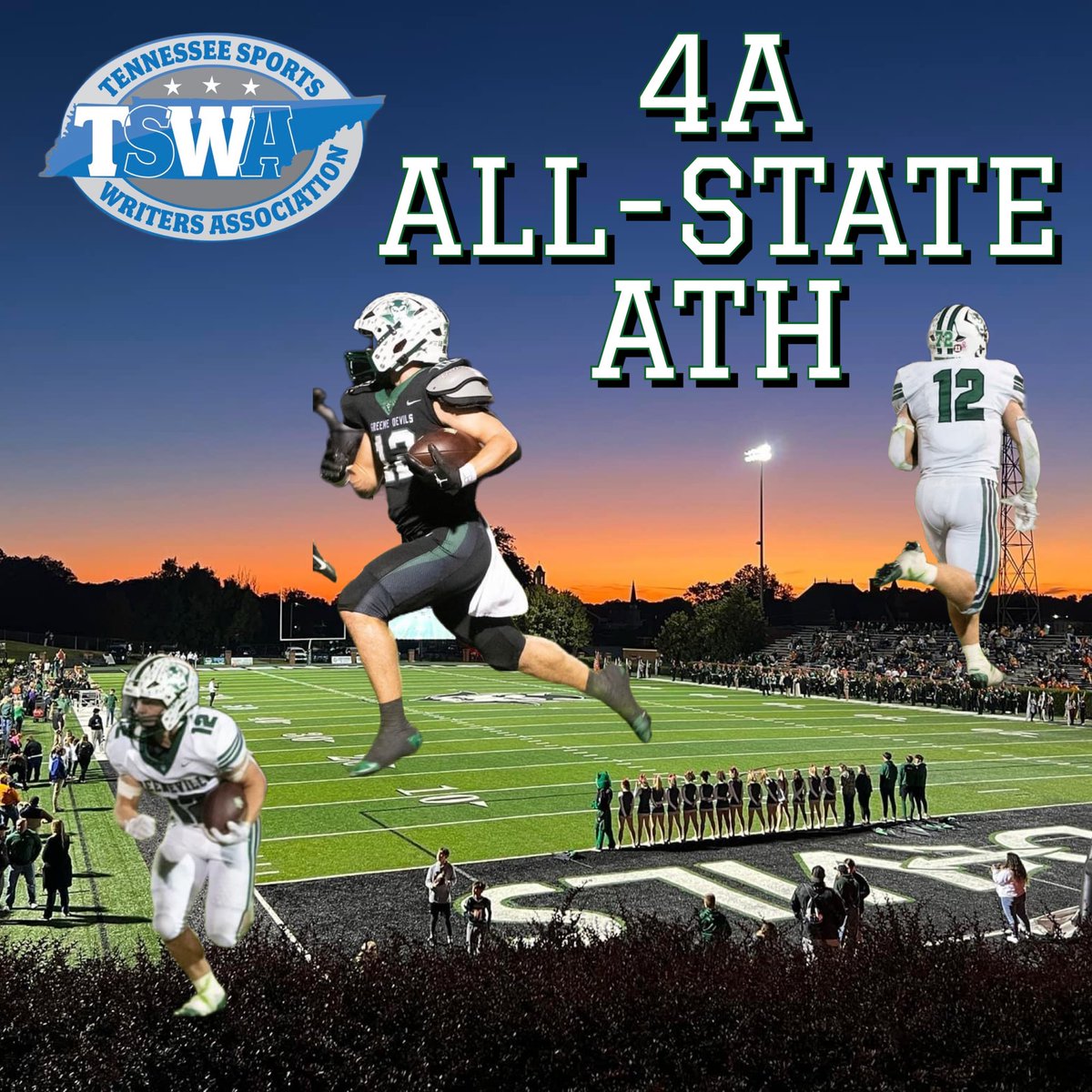 GreeneDevilsFB's tweet photo. Congratulations to @CarsonQuillen for being named TN Sports Writers Association Class 4A All-State. Go Devils! https://t.co/4b4pAOLUTT