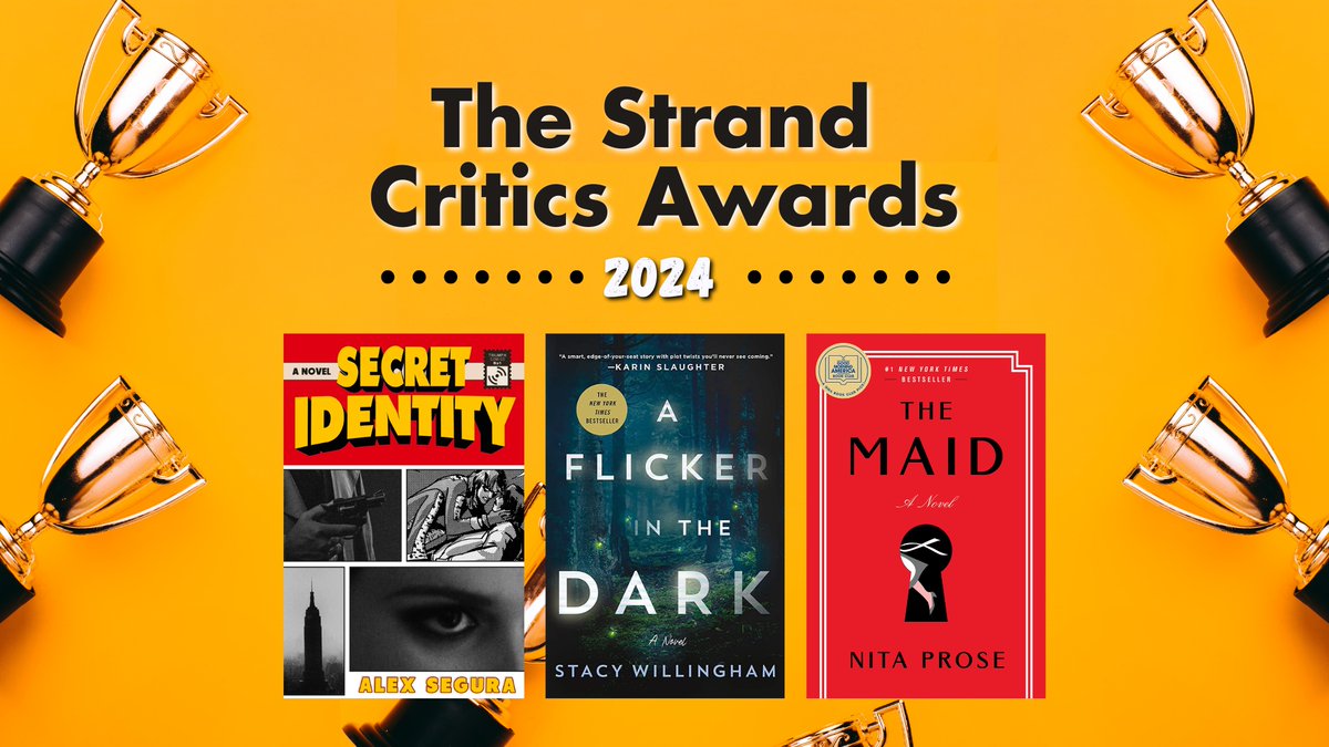 The scoop on the Strand Critics Awards from @BookTrib booktrib.com/2024/01/17/str… @alex_segura #leechild @randomhouse @Flatironbooks @NitaProse @svwillingham @CounterpointLLC