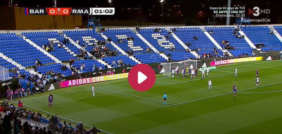 Supercopa de España femenina. Entradas a 10, 15€. Por esto no cobráis como los hombres.