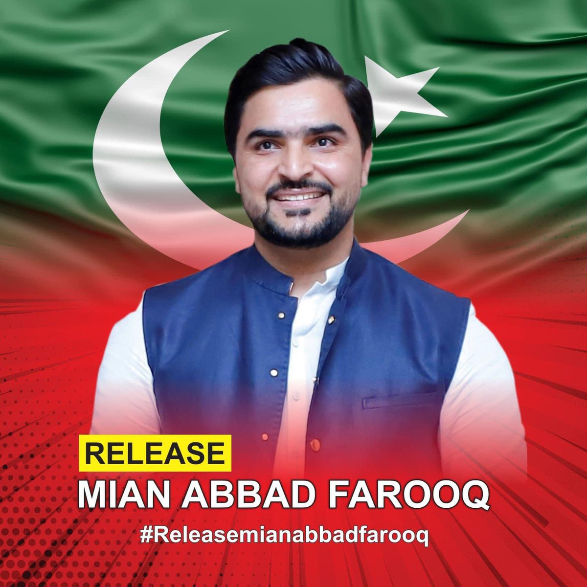 mianumarjamil's tweet photo. 256 دن سے جیل میں قید میاں عباد فاروق کا آج جنم دن ہیں۔

سب دوست میاں عباد فاروق کو ٹیگ کرکے برتھ ڈے وش کریں تاکہ انکی فیملی کو پتا چلیں ہم ابھی تک انکے ساتھ موجود ہیں https://t.co/jVnPYRMESW