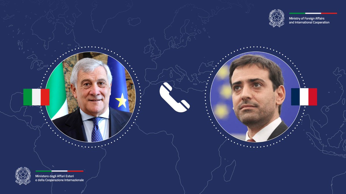 L’Europa deve essere in prima linea per sicurezza della navigazione nel Mar Rosso e per la de-escalation in MO
Ne ho parlato con il Min.Esteri 🇫🇷 <a href="/steph_sejourne/">Stéphane Séjourné</a> concordando un percorso politico per la nuova operazione 🇪🇺 che avvieremo a Bruxelles alla riunione di lunedì prossimo
