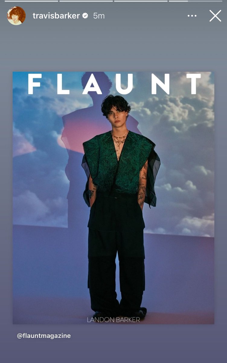lori_l_mclean's tweet image. 🖤 #LandonBarker #FlauntMagazine
🖤 #TravisBarker #ProudDad