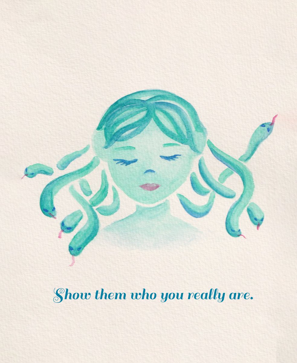 Break free from the version of you that exists in everyone else’s minds. Your aura is yours to redesign. Even when the world insists on misunderstanding, love them anyway. Show them who you really are.

#medusa