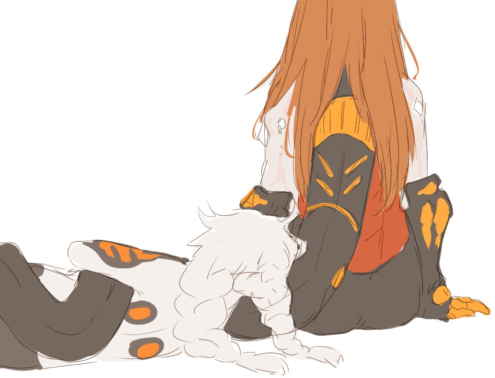 continuation to sleeping on mom's tail