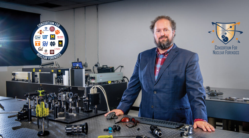 @fins_uf faculty, Dr. Kyle Hartig, is among a team of UF researchers that comprise the UF-led Consortium for Nuclear Forensics, which developed several #NuclearForensics tools that detect & track various hidden #NuclearActiveMaterials, utilizing resources across 16 universities.