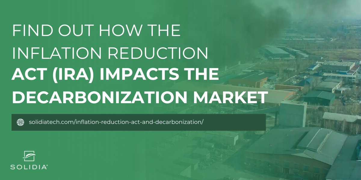 We're breaking down the Inflation Reduction Act and how it will impact the nation's net-zero goals and the 2024 decarbonization market. Read more ➡️ solidiatech.com/inflation-redu…
