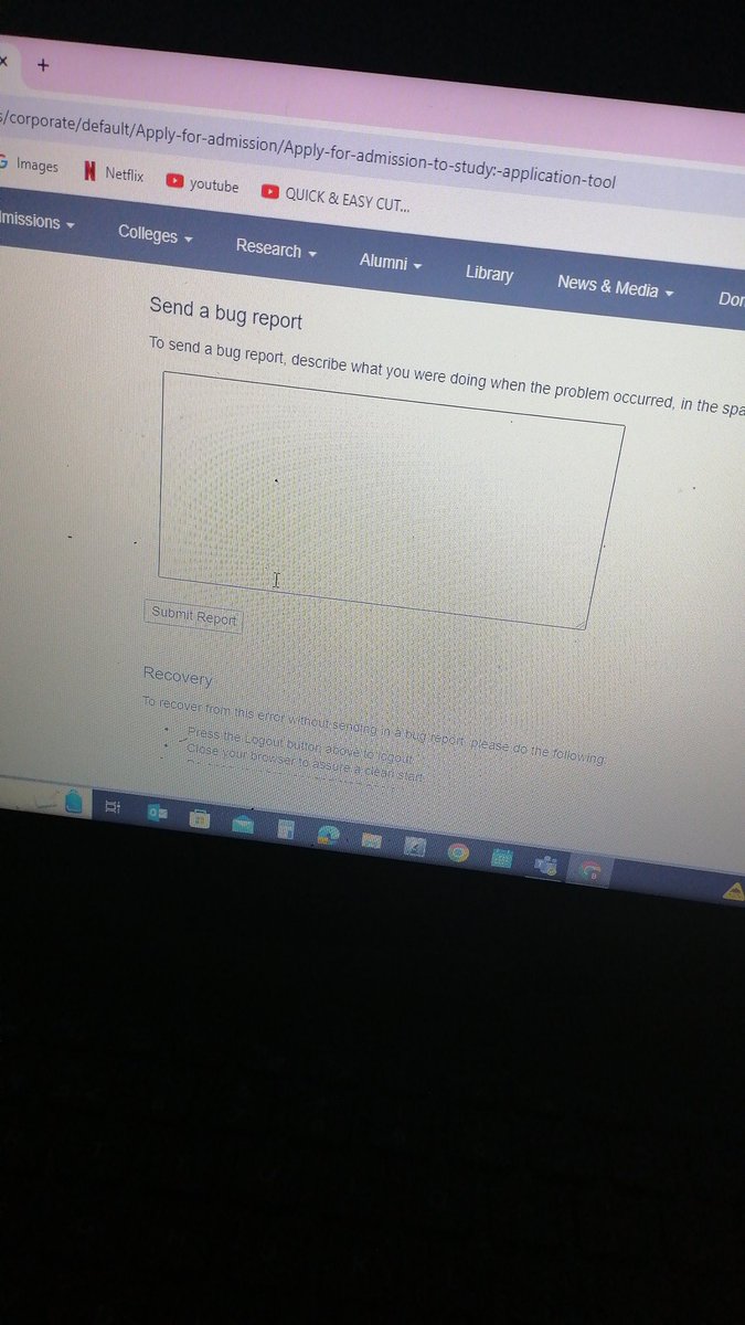 Mrs_Perdigree's tweet photo. @unisa you have a bug on your Masters application form. Please fix this. https://t.co/9yVQ6sNOJP