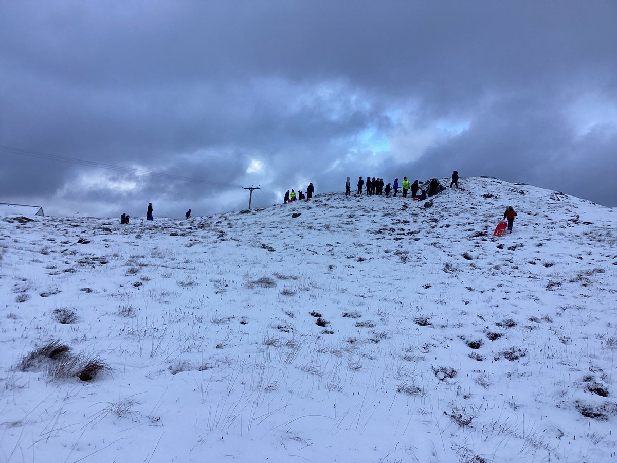 uig_school's tweet photo. Making the most of the snow over in Uig today with some sledging after lunch. https://t.co/Wkdqzb75nJ