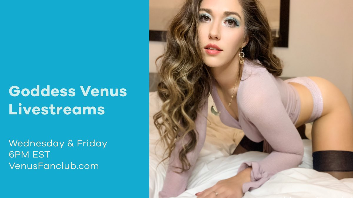 LIVESTREAM 6PM TONIGHT 🔥 🥵 SUBSCRIBERS ONLY 🥵 JOIN HERE: VENUSFANCLUB. COM 🍑