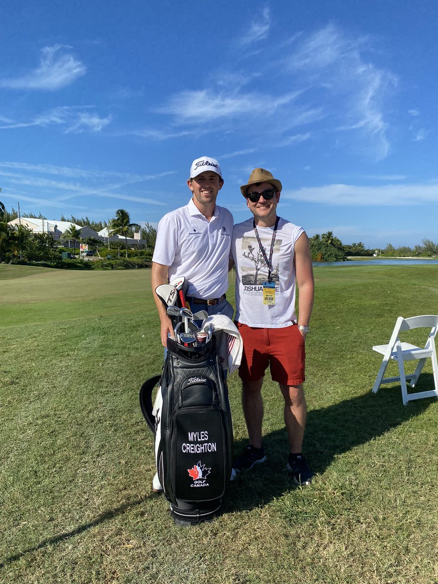 Jeff Todd (@bytrtodd) on Twitter photo Myles Creighton finished -6 today at Great Exuma Classic. Hopefully good for top 25 finish and top Canadian - step towards the <a href="/PGATOUR/">PGA TOUR</a>. Our firm has sponsored Myles from Day #1 - success couldn’t happen to a nicer person
<a href="/FoundationWCPD/">WEALTH (WCPD Inc)</a> <a href="/PeterGIV/">Peter Nicholson</a> <a href="/BahamasKFTour/">Bahamas Korn Ferry Tour</a> <a href="/myles11/">Myles Creighton</a> Myles Creighton finished -6 today at Great Exuma Classic. Hopefully good for top 25 finish and top Canadian - step towards the <a href="/PGATOUR/">PGA TOUR</a>. Our firm has sponsored Myles from Day #1 - success couldn’t happen to a nicer person
<a href="/FoundationWCPD/">WEALTH (WCPD Inc)</a> <a href="/PeterGIV/">Peter Nicholson</a> <a href="/BahamasKFTour/">Bahamas Korn Ferry Tour</a> <a href="/myles11/">Myles Creighton</a>