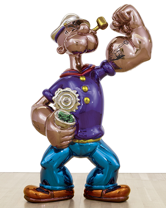 Popeye Day – January 17, 2024 – Today commemorates the 95th birthday of Popeye The Sailor Man with Popeye appearing in E.C. Segar’s comic “Thimble Theatre” on January 17, 1929. #JeffKoons #Popeye #PopeyeTheSailorManDay #PopeyeDay #art #comic #artist