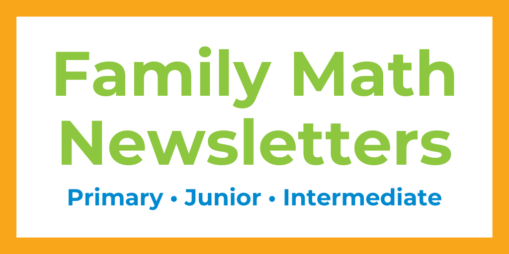 Looking for ways to support your child's learning at home? Check out January's family math newsletters for games, conversation starters and much more! 💡

Primary: ow.ly/Syft50QrRNY
Junior:  ow.ly/L4BL50QrRNZ
Intermediate: ow.ly/8X4p50QrRO0