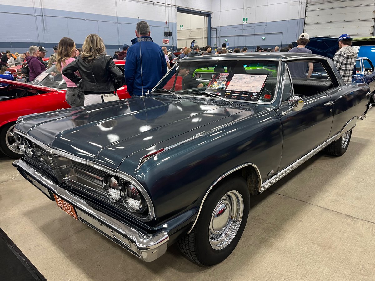 #caroftheday 1964 Pontiac Acadian Beaumont, automatic. I took this photo at the 2023 Radical Speedsport Car show at the Coliseum in Moncton New Brunswick #carguycalvin