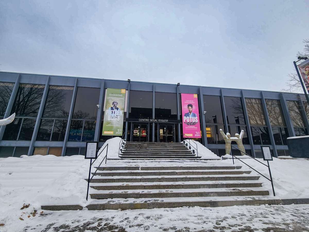 The banners are up and weathering the storms! We can't wait to see you back in our lobby, getting drinks at the bar, and enjoying our mainstage shows. We're gearing up for an extraordinary year of theatre magic. Click the link in the bio to make a gift to the Segal!