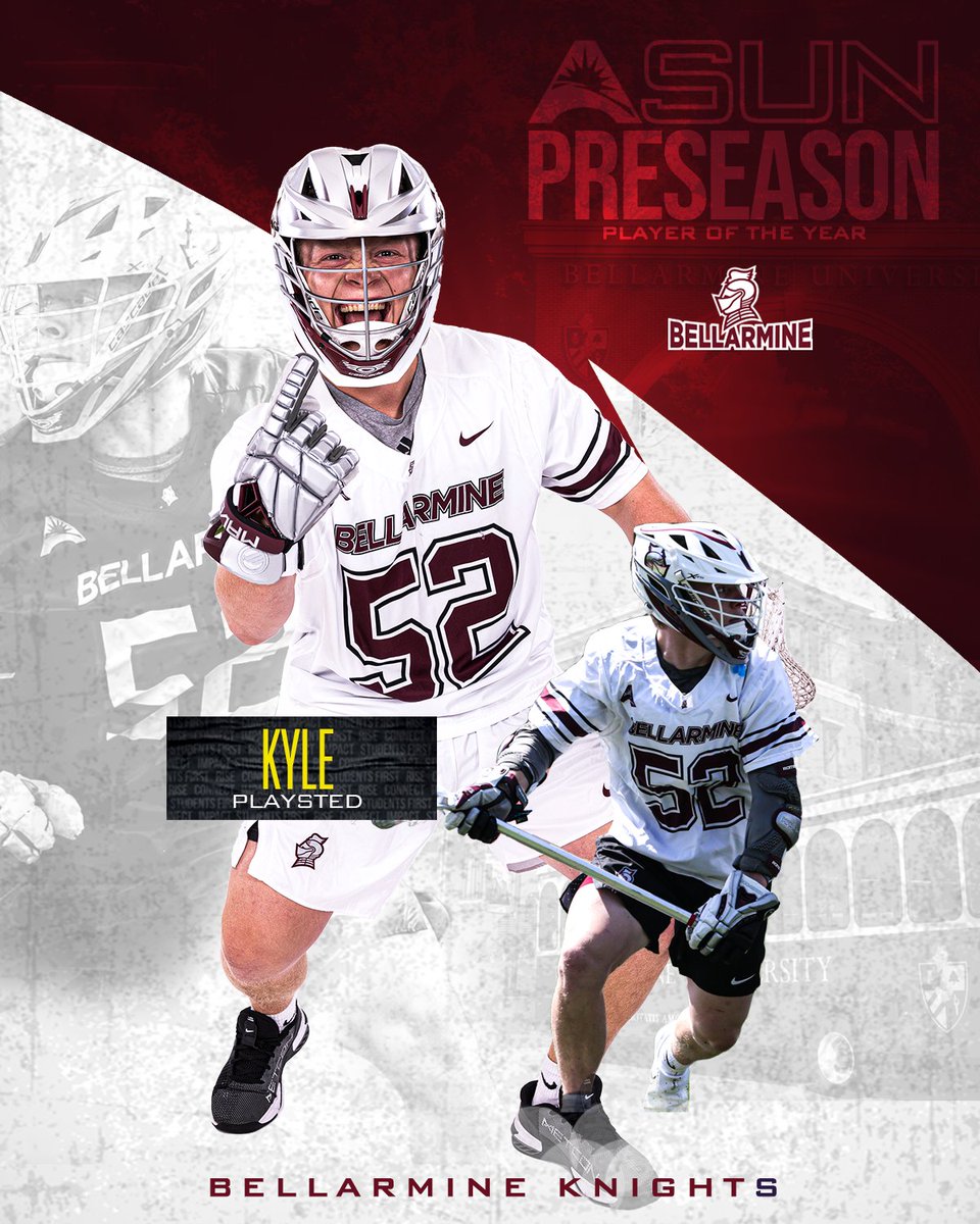 Some preseason hardware! 💯

Congratulations to the 2024 #ASUNMLAX 𝗣𝗿𝗲𝘀𝗲𝗮𝘀𝗼𝗻 𝗣𝗹𝗮𝘆𝗲𝗿 𝗼𝗳 𝘁𝗵𝗲 𝗬𝗲𝗮𝗿! 👀⬇️

⚫️ Kyle Playsted, <a href="/BellarmineLax/">Bellarmine Lacrosse</a> 

📰 | asunsports.org/news/2024/1/14…

#ASUNBuilt | #SwordsUpBU ⚔️