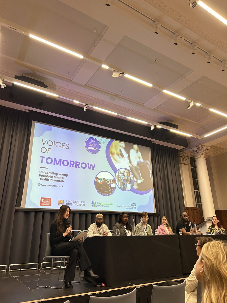 Had a brilliant time at the @ProjCelebrate event at the Strand this evening! Thank you to all the panelists for their insightful comments about engaging young people in mental health research🧠