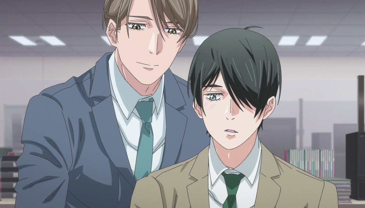 suwarei_'s tweet photo. Office romance has to be one of my favorite topics for sure 🩷🍑❤️🍒

#新しい上司はど天然
#MyNewBossIsGoofy
#チェリまほアニメ
#CherryMagic https://t.co/q2hb4TkxXg
