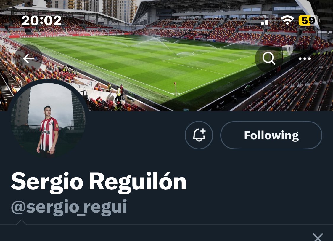 LuisAdrianoUK's tweet photo. @sergio_regui @premierleague @BrentfordFC Love how your socials profile pics have already been updated. #committedtothecause π https://t.co/m49RNEvrKv