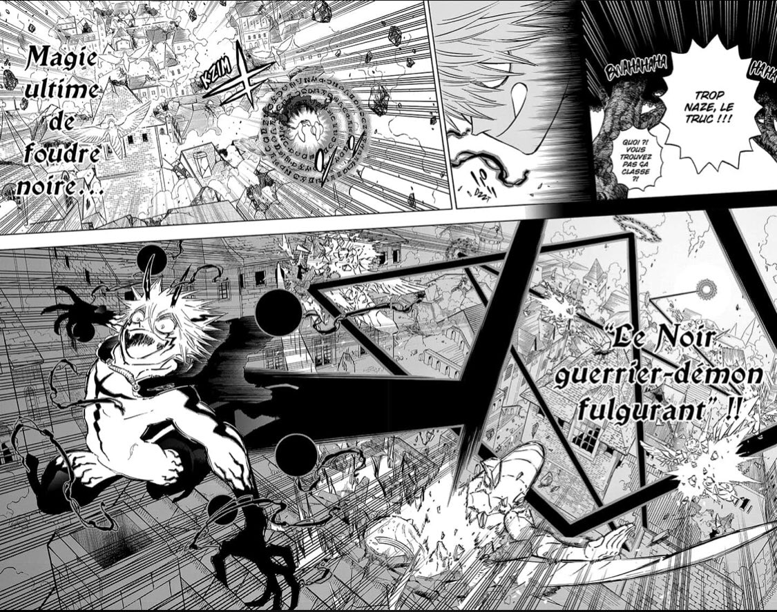 YamiGOAT15's tweet photo. Luck combiné avec l’anti magie, il a un flow de fou ce batard 😂 #BlackClover369 https://t.co/zSWPRRP3Dz