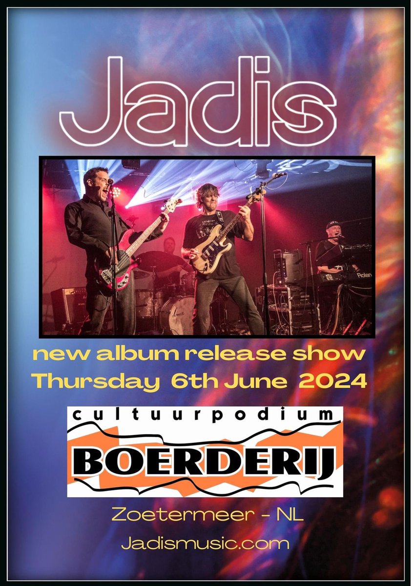 We have a release date for our new album which has the working title 'More Questions Than Answers'
The album launch show is at De Boerderij, Zoetermeer, on 6 June
We also have shows at:
Das Rind, Russelheim, 8 June
Bierkeller, Reichenbach, 9 June
The 1865, Southampton, 22 June