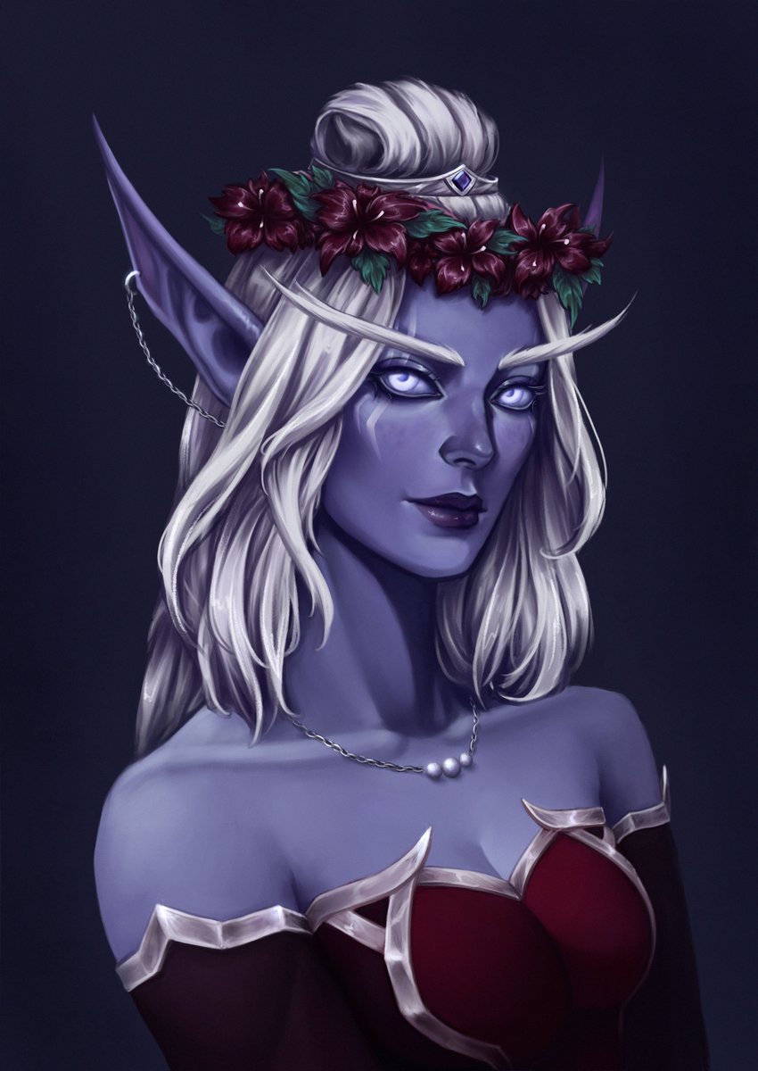 Helloo!✨Commissions are open!! I have few portrait commission slots 💕I would really appreciate a retweet All info in DM ❤️ #warcraft #worldofwarcraft #nightelf #art #commissionart #commissionopen