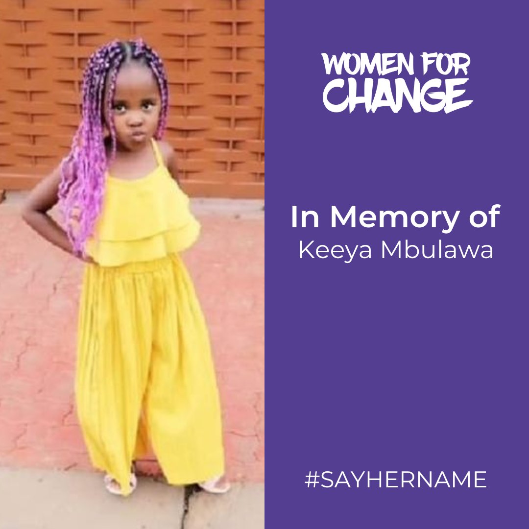 Keeya Mbulawa, 5, was allegedly killed by a woman who abducted her from her home in Protea Glen, Johannesburg, on 15 January 2024. It is alleged that Keeya was playing with other children when a woman who lived with Keeya's family in the same yard abducted her.