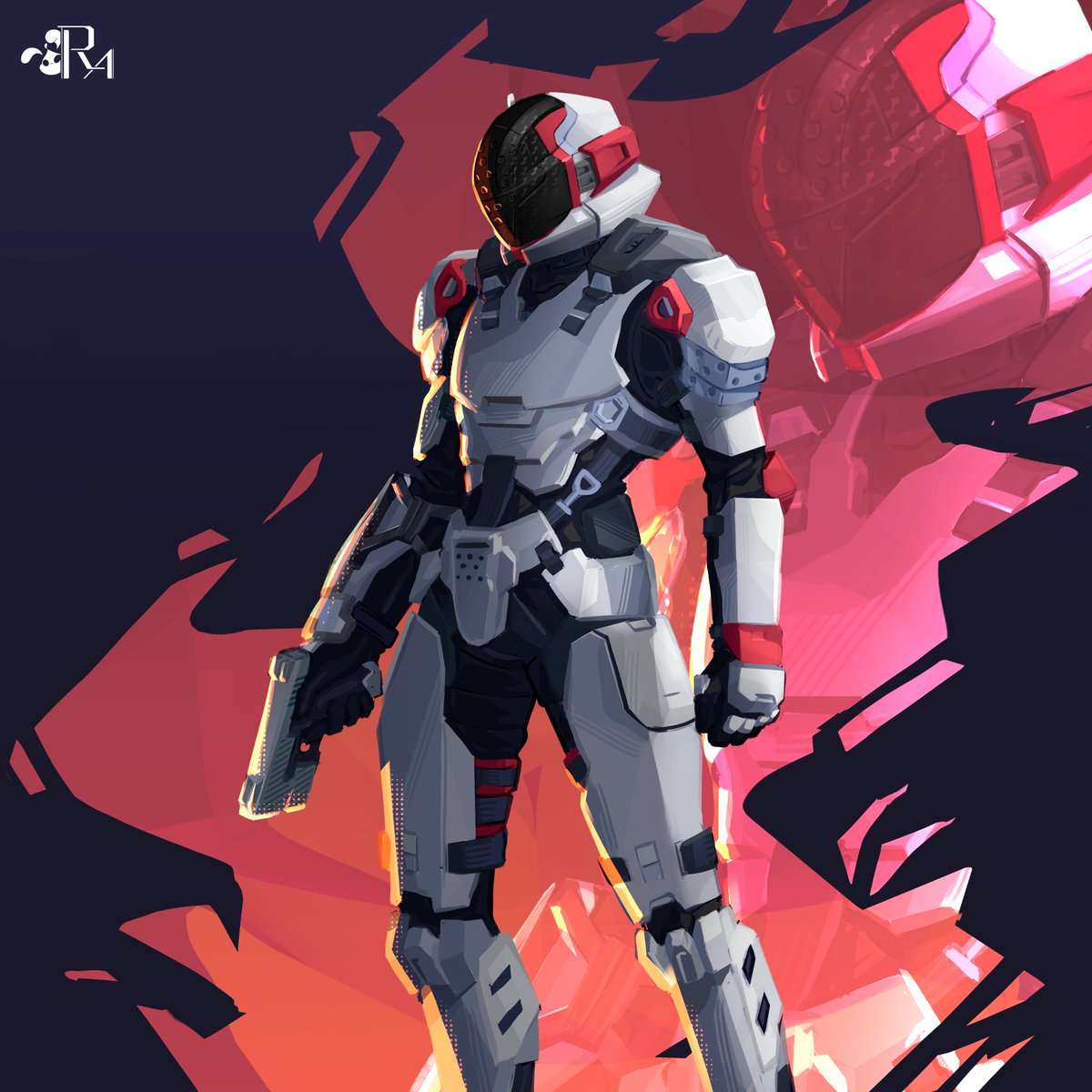 FAN MADE HALO 💫

1st posting of the year

I liked to draw this illustration of my spartan from the video game halo infinite.

I was inspired by the Red vs blue series, in the character of Meta, so I made an interpretation of the armour.

#digitalpainting #halo #HaloSpotlight