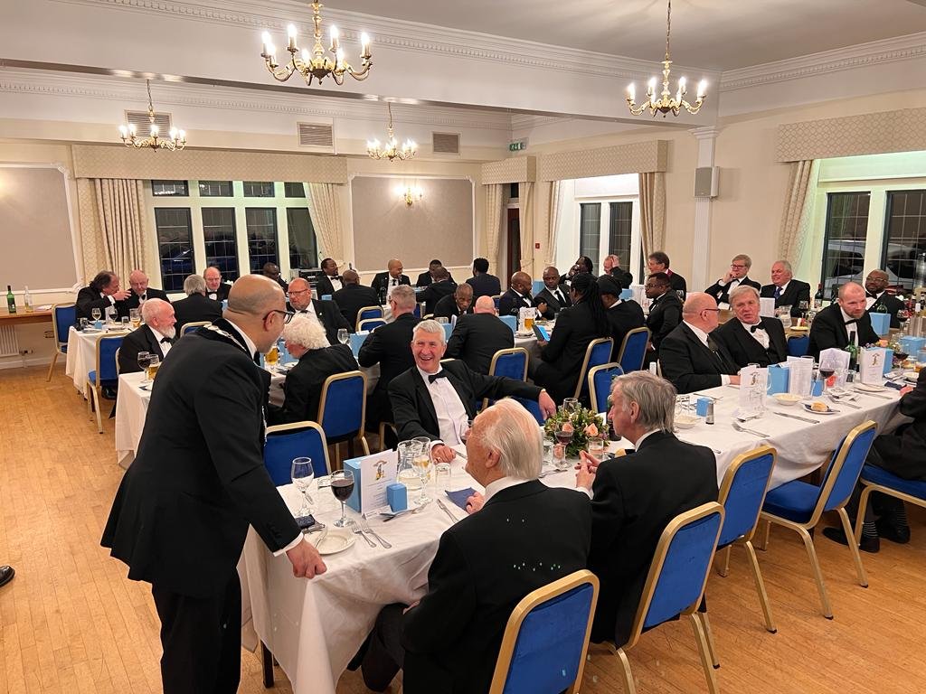 Congratulations to Wbro Olutayo on his being installed in the chair of King Solomon <a href="/StJamess448/">St James's Lodge</a> 
A fantastic evening supported by brethren from 20 lodges from Province of Yorkshire   West Riding and beyond.