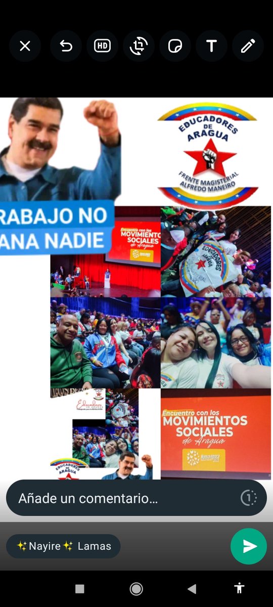 @HectoRodriguez @NicolasMaduro Siempre legales y consecuentes, el movimiento de educadores de Aragua. Cuenten siempre con nosotros y nosotras @NicolasMaduro @HectoRodriguez @Asamblea_Ven @Telearagua @barbafide @ConElMazoDando @leo