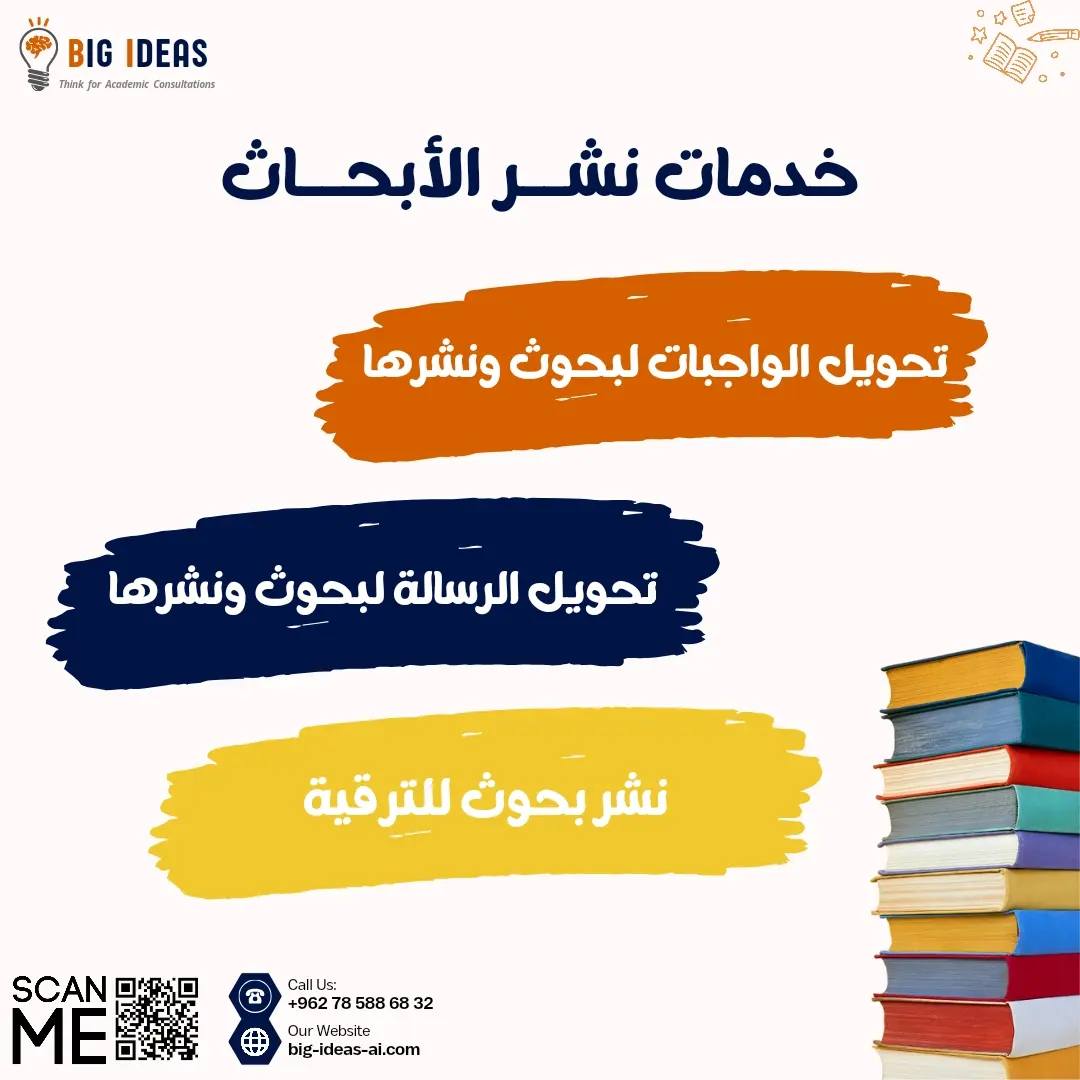 HelperProjects's tweet image. منصة #فكر الرائدة #البحوث والخدمات الأكاديمية
🌐big-ideas-ai.com
☎️wa.me/+962785886832
#جامعة_القصيم #جامعة_سعود #جامعة_نجران #جامعة_الباحة #جامعة_تبوك #جامعة_جدة #جامعه_الامام #جامعة_حائل #جامعة_الطائف #جامعة_المجمعة  #كلية_الحاسب #مشاريع_تخرج #ماجستير #مبتعث #بحوث