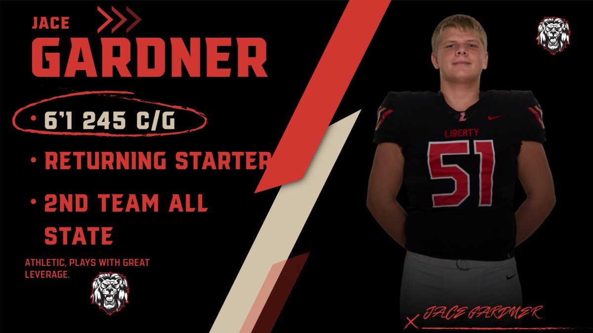 @JaceGardner5 6'1 245 C/OG 2nd Team All-State Returning Starter Jace is the perfect new breed of center - athletic and a finisher. Can get to the second level and move in the open field. hudl.com/profile/163998…