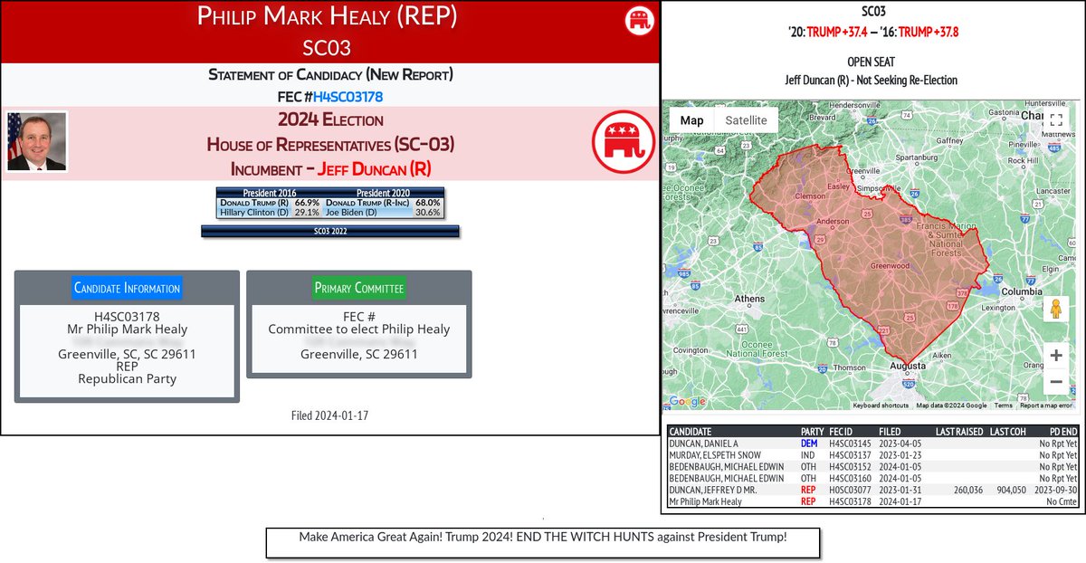 NEW 2024 FEC F2
Philip Mark Healy (REP)
#SC03 (R-Duncan)

docquery.fec.gov/cgi-bin/forms/…