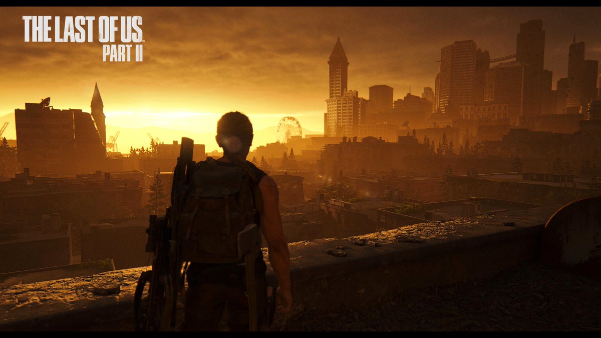 Sunset over Seattle. - 📸 (C) Me #TheLastofUsPart2 #TLOU2 #NaughtyDog #VirtualPhotography #VGPUnite #WorldofVP #VPRT #TheCapturedCollective #ArtisticofSociety