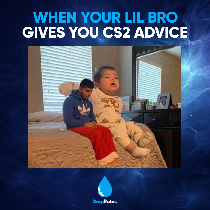 chance4skin's tweet image. Tag your lil bro here.

#cs2meme #cs2memes #cs2 #csgo #csgomemes #cs2fun #csgomeme