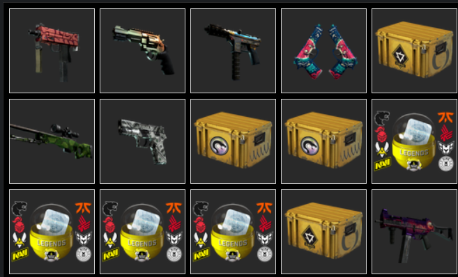 Buspirone15mg's tweet photo. Thanks to the super nice guys at @ASATOPRO I had a little steam balance to buy some cheap budget skins to give away to y'all!❤️I got 4 cases, 4 capsules, and 7 skins for a total of 15 winners! All I ask is that you RT this tweet and my pinned and you're in good luck guys enjoy 🥰 https://t.co/RNBIec1ASv