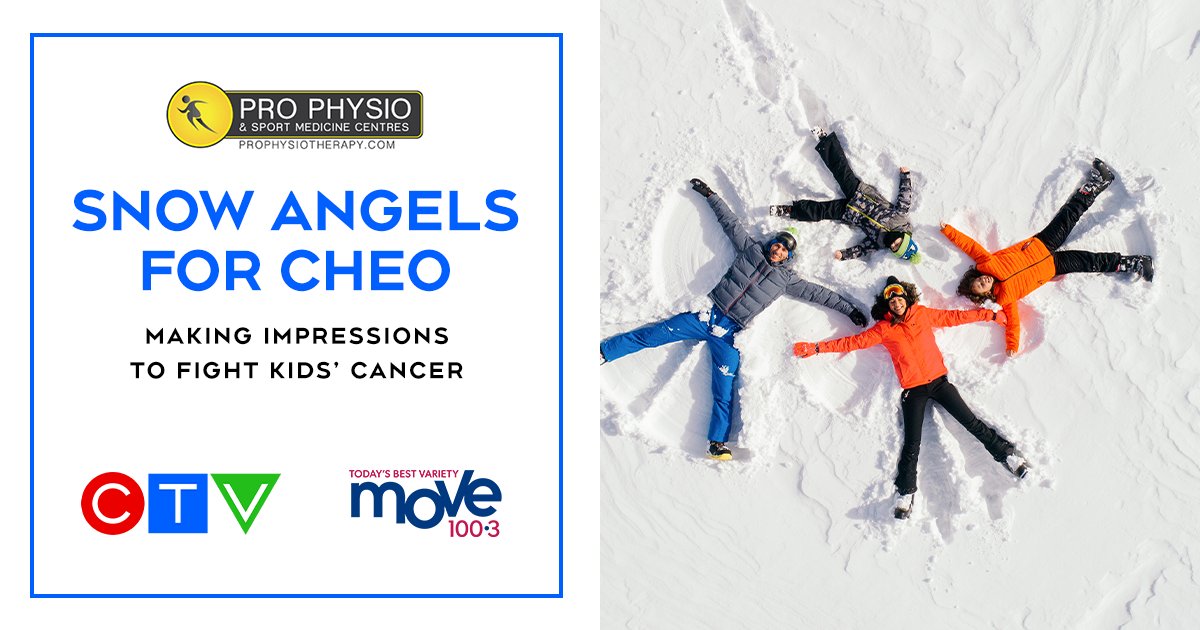 CTVYMOttawa's tweet photo. Be one with the snow!
Snow Angels for CHEO! (runs until Jan 31) ❄️❄️
Register now &amp; help raise money to support kids and their families battling childhood cancer.
Do a snow angel (in your bathing suit if you want!) or challenge others to do it!

📲 Info: https://t.co/TQCDay6G8K https://t.co/yUn7zTMSCC