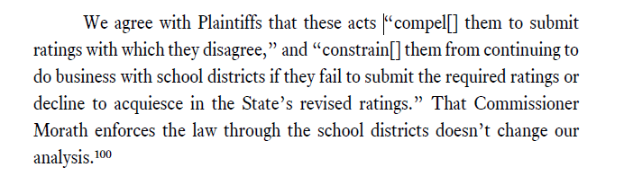 This is a major win for free speech and for @haynesboone. The U.S. Fifth Circuit has blocked HB900's book rating system, also known as READER, from going into effect.