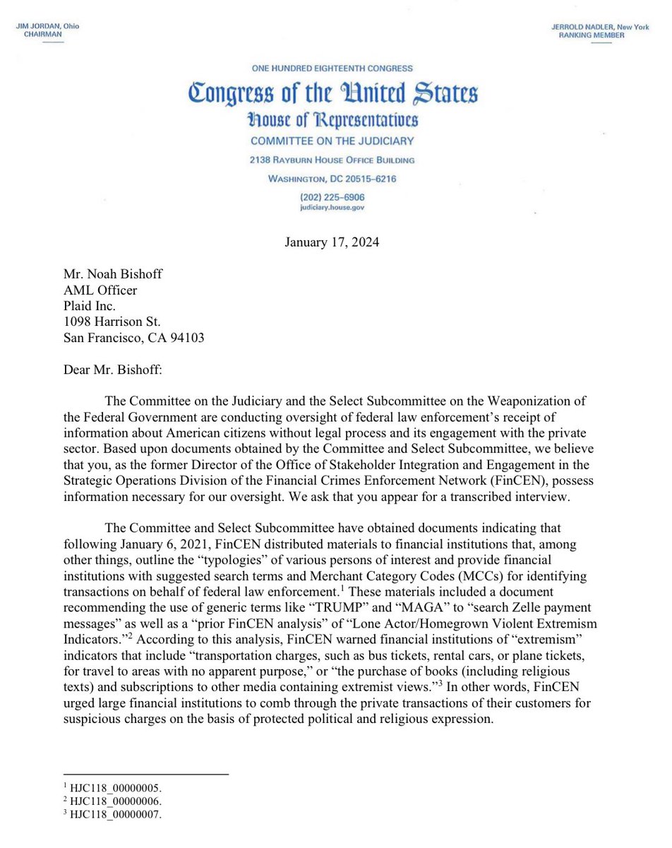 We now know the federal government flagged terms like “MAGA” and “TRUMP,” to financial institutions if Americans completed transactions using those terms. What was also flagged? If you bought a religious text, like a BIBLE, or shopped at Bass Pro Shop.