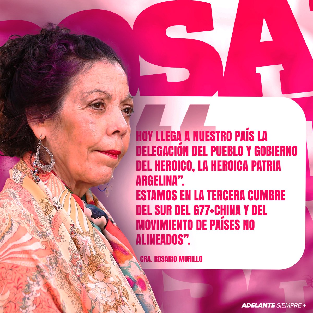 Palabras de la Compañera Vicepresidenta Rosario Murillo hoy miércoles 17/01/2024

#2024HaciaNuevasVictorias 
#MásVictoriasMásBienestar