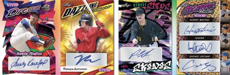 BlowoutBuzz's tweet photo. First Buzz: 2023 Leaf Vivid baseball cards >> https://t.co/86dKvfpR83
#collect @Leaf_Cards #TheHobby #autographs #HotBoxes https://t.co/Y15wEYQeaG