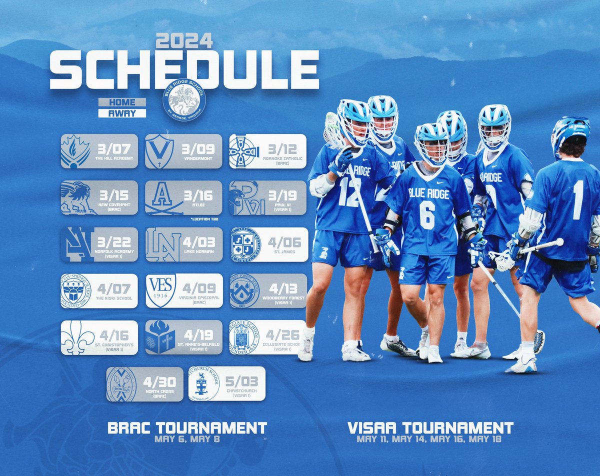 ⚔️ 2024 SCHEDULE RELEASE ⚔️