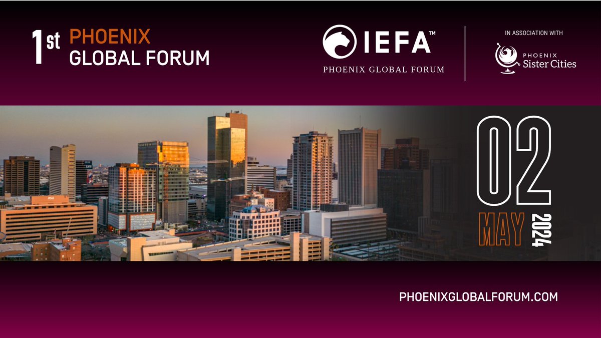 Phoenix Mayor Kate Gallego announced the Phoenix Global Forum economic development conference in partnership with the @AmericasForum. The first annual conference will be held on May 2 at the #ArizonaBiltmore. Tickets: phoenixglobalforum.com @CityofPhoenixAZ @PHXSisterCities