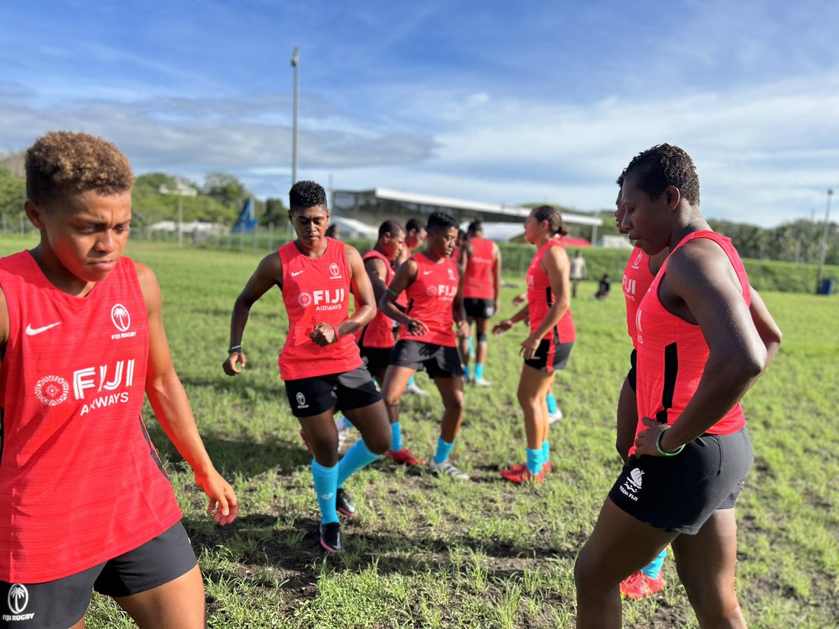 WARM UP 🔥 Mt Masada will play its first game at 9:48am against Pacific Nomads. Stay tuned for more updates ‼️ Fiji Airways #duavataveilomanirakavi #roadtoparis