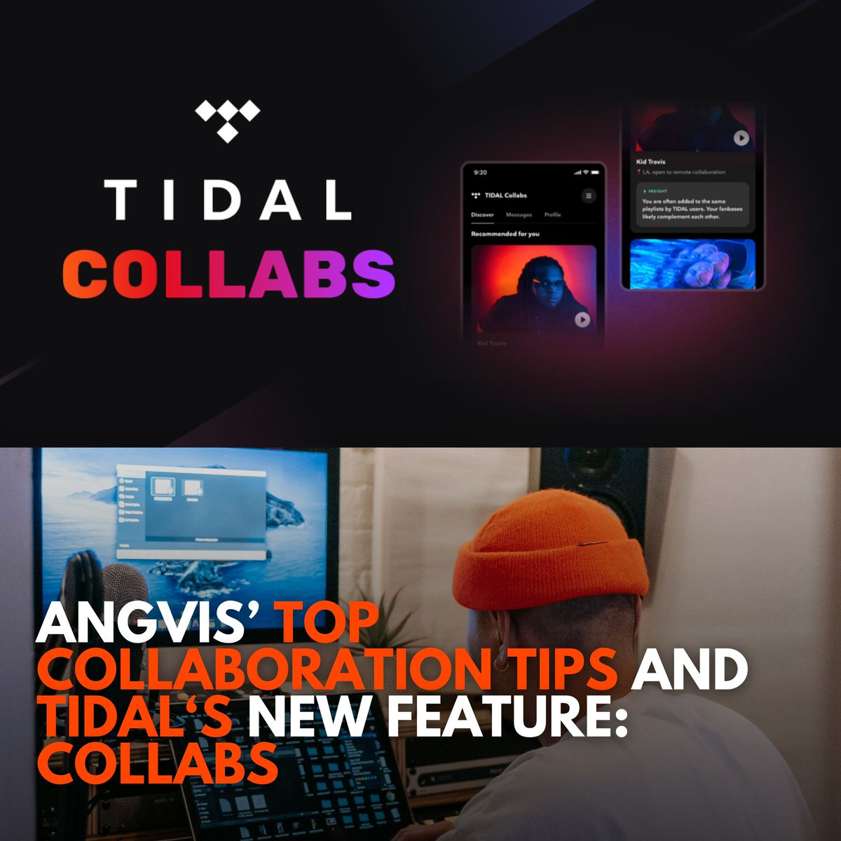 foreverangvis's tweet photo. Looking to work on more collaborations as 2024 unfolds? Our team got you covered with some helpful tips alongside a brand new @tidal feature.

Link in bio for the full article 🔗 https://t.co/7f6JkzZphT