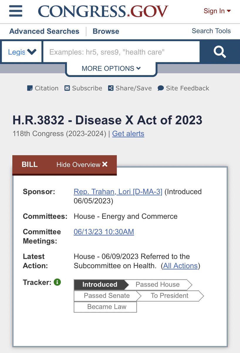 LegendaryEnergy's tweet image. What is the “Disease X Act”?

Find out: congress.gov/bill/118th-con…