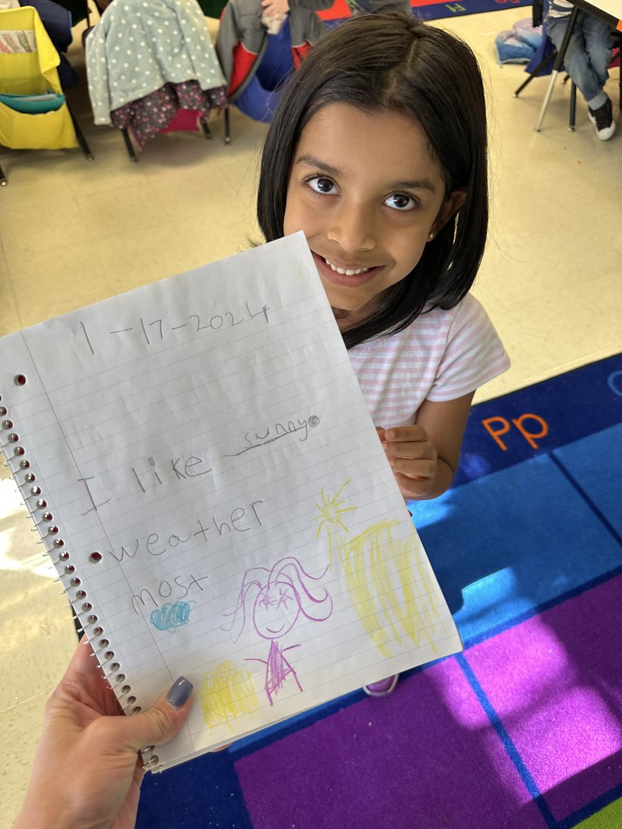 EschASketchK's tweet photo. Wednesday Weather Writing blew 💨 me away!! @LISDScience #dolphinSTEM @Donald_ES Love our vocabulary in action! https://t.co/LVDGZb6cGP