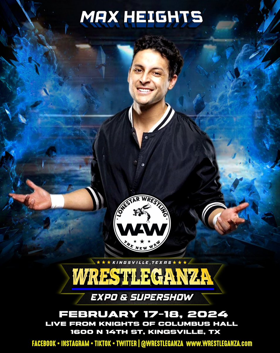 Representing <a href="/WAWIsWaco/">LonestarWrestlingWAW</a>, he is The Show, Max Heights!