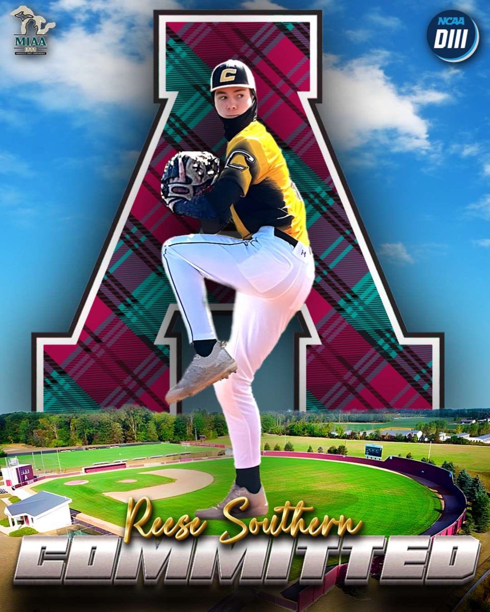 I’m excited to announce my commitment to continue my academic and athletic career at Alma College.  Thank you to all my coaches, teammates, and family for all of the support along the way.  Thank you to Coach Crain and the entire coaching staff for this opportunity.  Go Scots!