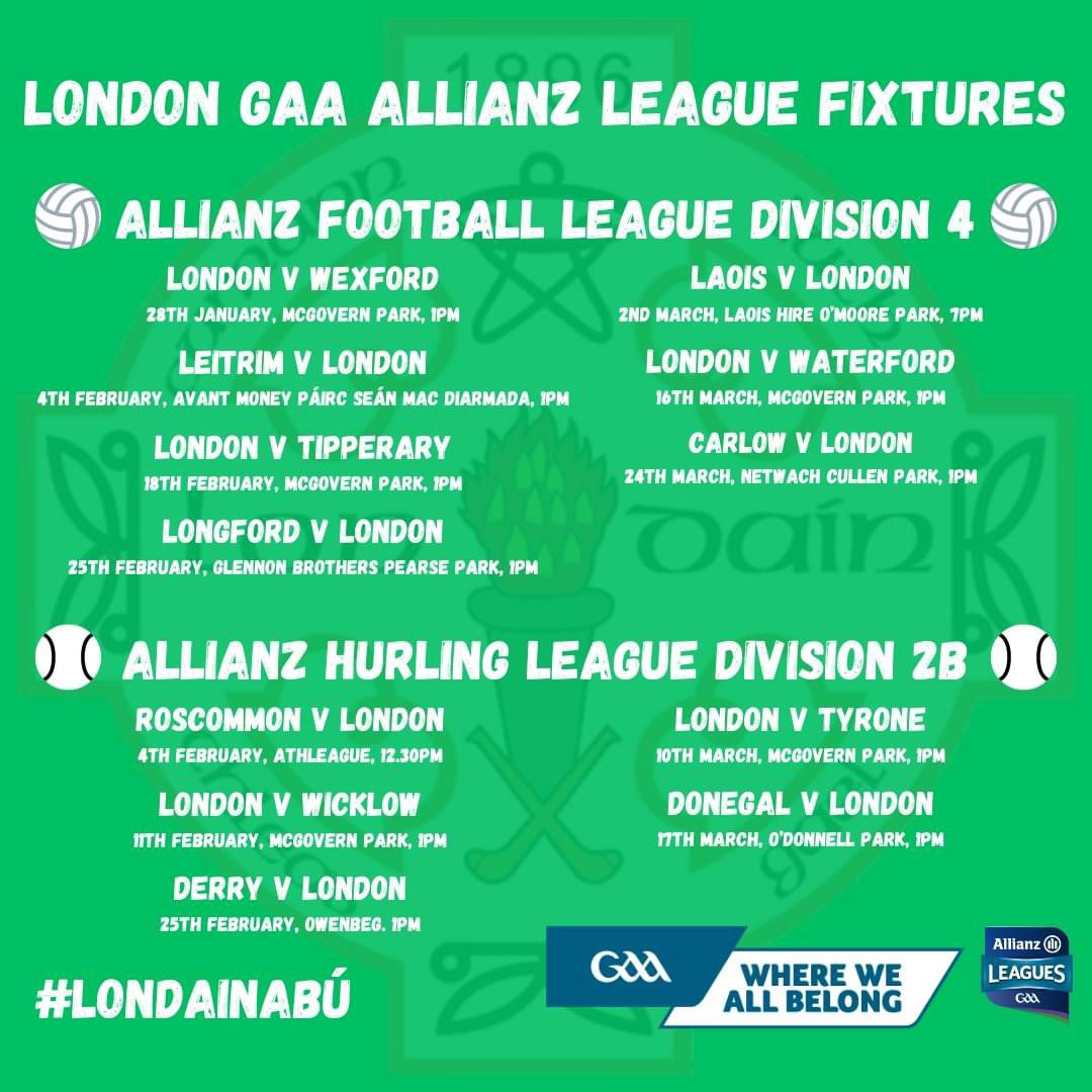 Intercounty GAA is back in London next month. Tickets can be purchased using the following links: 𝗙𝗼𝗼𝘁𝗯𝗮𝗹𝗹 Link: am.ticketmaster.com/gaa/fblondondi… 𝗛𝘂𝗿𝗹𝗶𝗻𝗴 Link: am.ticketmaster.com/gaa/londonhudi…